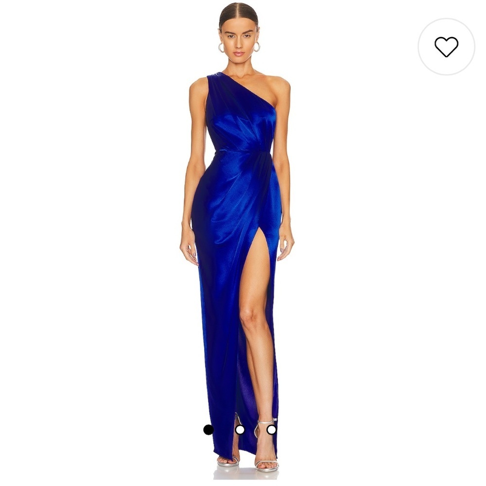 SAU LEE Preston Dress in Egyptian Blue